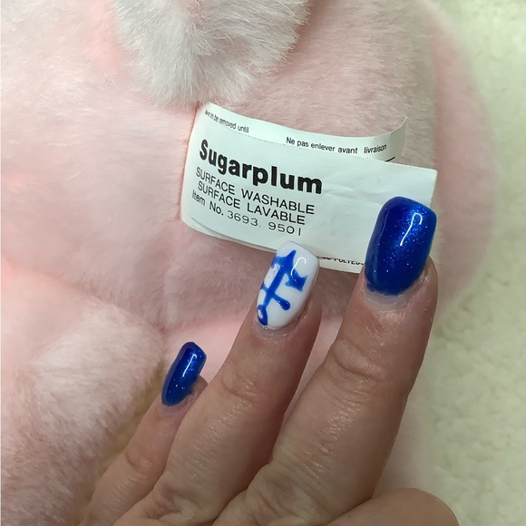 Sugarplum Pink Plush Teddy Bear with Rattle Stuffed Animal - Picture 8 of 10